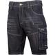 Lahti PRO PRO Herren Jeans Cargo Herren-Arbeitsshorts Shorts, XL Farbe: Schwarz Arbeitshose Männer Kurze Arbeitshosen Hose aus Baumwolle EN ISO 13688 Werkzeug-Taschen,L407-Size XL,Color Black Jeans