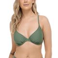 Body Glove Damen Smoothies Solo Solid Underwire D, Dd, E, F Cup Top Badeanzug Bikini, Cactus, E