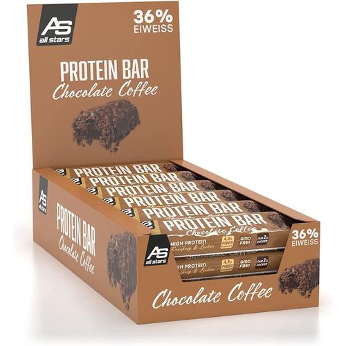 All Stars Protein Bar Chocolate-Coffee 18x50 g Riegel