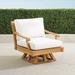 Cassara Swivel Lounge Chair with Cushions - Rain Sailcloth Sailor - Frontgate