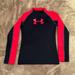 Under Armour Shirts & Tops | Boys Under Armour Cold Gear Long Sleeve Shirt Mock Neck Youth Size Medium Ymd | Color: Black/Red | Size: Mb