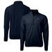 Men's Cutter & Buck Navy Virginia Cavaliers Big Tall Cascade Eco Sherpa Fleece Quarter-Zip Jacket