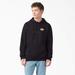 Dickies Men's Fleece Embroidered Chest Logo Hoodie - Black Size M (TWR20)