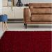 Red 5 x 1.969 in Area Rug - Kaleen Curtsi Shag Area Rug Polyester | 5 W x 1.969 D in | Wayfair CUR01-25-576