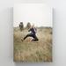 Latitude Run® A Dancer Man On The Field - 1 Piece Rectangle Graphic Art Print On Wrapped Canvas in White | 14 H x 11 W x 2 D in | Wayfair