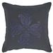 County Road Mcneeley Navy Cross Fleurs Pillow Down/Feather | 19 H x 19 W x 6 D in | Wayfair MSTP214