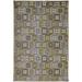 Green 90 x 63 x 0.16 in Area Rug - Bungalow Rose Soho Mah Soft Chenille Rug, Chocolate Brown/Sage, 5Ft-3In X 7Ft-6In Area Rug Viscose | Wayfair