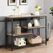 17 Stories 43.3" Console Table Wood in Brown/Gray | 31.7 H x 43.3 W x 11.8 D in | Wayfair 689A5C694D424B21AE59DF46A1979861