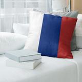 ArtVerse Chicago Baseball Square Pillow Cover 14.0 H x 14.0 W x 1.0 D in blueLinen/Textured in White/Blue/Red | 14" x 14" | Wayfair MBS058-SLPG4LC