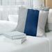 ArtVerse San Diego Baseball Linen Striped Pillow Cover Linen in Gray/Blue/White | 16 H x 16 W x 1 D in | Wayfair MBS232-SLPG6LC