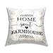 Stupell Home Sweet Farmhouse Soft Sentiment Damask Pattern Decorative Printed Throw Pillow by Ziwei Li