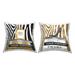 Stupell Glam Zebra Print Fashion Book Stack Decorative Printed Throw Pillows by Madeline Blake (Set of 2)