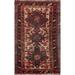 Vegetable Dye Gharajeh Antique Persian Rug Hand-Knotted Wool Carpet - 1'9" x 2'9"