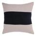 Pillow Perfect Throw Pillow in Wide Pleated Velvet Stripe, 18" x 18"