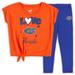 Preschool & Toddler Orange/Royal Florida Gators Forever Love T-Shirt Leggings Set