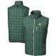 Men's Cutter & Buck Green Oakland Athletics Rainier Full-Zip Puffer Vest