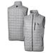 Men's Cutter & Buck Gray Tampa Bay Rays Rainier Full-Zip Puffer Vest