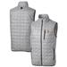 Men's Cutter & Buck Gray San Francisco Giants Rainier Full-Zip Puffer Vest