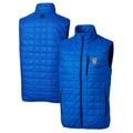 Men's Cutter & Buck Royal New York Mets Rainier Full-Zip Puffer Vest