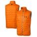 Men's Cutter & Buck Orange San Francisco Giants Rainier Full-Zip Puffer Vest