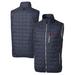 Men's Cutter & Buck Heathered Navy Philadelphia Phillies Big Tall Rainier Full-Zip Puffer Vest