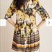 Anthropologie Dresses | Anthropologie- Bl-Nk Hadley Button-Front Tunic, Size: Small | Color: Black/Yellow | Size: S