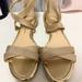 Jessica Simpson Shoes | Jessica Simpson Aimlee Women's Size 7m Gold Ankle Strap Sandals | Color: Gold | Size: 7