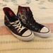 Converse Shoes | Harley Quinn - Dc Comics - Converse All Star Chuck Taylors | Color: Black/Red | Size: 6