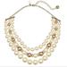 Kate Spade Jewelry | Kate Spade Ladies Parlour Pearls Triple Strand Necklace | Color: Cream/Gold | Size: Os