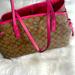 Coach Bags | Authentic Coach New York Pink And Tan Shoulder Bag/Tote | Color: Pink/Tan | Size: Os