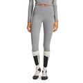 FALKE Women's Wool Tech. Base Layer Leggings, Thermal, Grey (Grey-Heather 3757), S (1 Pair)