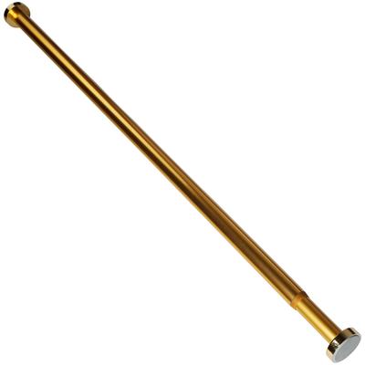 Klemmstange SANILO, gold (goldfarben), Ø:28mm, Aluminium, Gardinenstangen, ausziehbar, für Duschvorhänge, Duschvorhangstange der Länge 120-220cm Image
