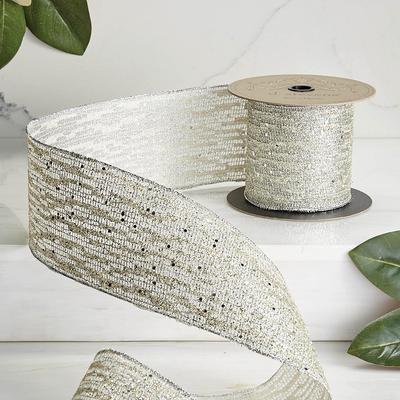 Lace Sequin Glitter Ribbon - Fro...