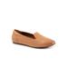 Wide Width Women's Shelby Casual Flat by SoftWalk in Light Brown (Size 10 W)