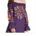 Free People Dresses | Free People Purple Embroidered Dress | Color: Purple | Size: Xs