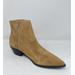 Nine West Shoes | Nine West Elissa Suede Ankle Boots In Tan Womans Shoes Sz 10.5 M | Color: Tan | Size: 10.5