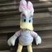 Disney Toys | Disney Parks Authentic Daisy Duck Pastel Seersucker Stuffed Duck Plush Toy | Color: Pink/White | Size: 14”