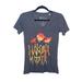 Disney Tops | Disney Women The Lion King Hakuna Matata Silhouette Graphic Shirt Baby Tee Sz M | Color: Gray | Size: M