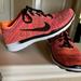 Nike Shoes | Nearly New, Nike Womens Free 5.0, Multi-Color Sneaker, Womens Size 6.5 | Color: Orange/Pink | Size: 6.5