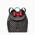 Kate Spade Bags | Kate Spade Disney Minnie Mouse Backpack | Color: Black/White | Size: Os