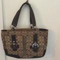 Coach Bags | Coach Tote Bag Great Size For A Diaper Bag / Office Bag / Mom Bag | Color: Brown/Tan | Size: Os
