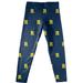 Girls Youth Blue Rochester Yellow Jackets All Over Print Leggings