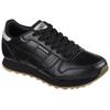 Sneaker SKECHERS "OG 85 - OLD SCHOOL COOL vegan", Damen, Gr. 41, schwarz (schwarz, glitzer), Synthetik, retro, Schuhe, Freizeitschuh, Halbschuh, Schnürschuhmit Glitzer