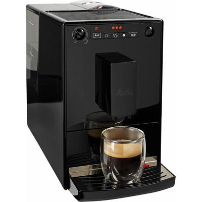 MELITTA Kaffeevollautomat "Solo E950-322, pure black", schwarz, B:45,5cm H:30,3cm T:20cm, Kaffeevollautomaten, aromatisc