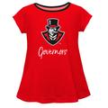 Girls Toddler Vive La Fete Red Austin Peay State Governors A-Line Top