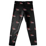 Girls Toddler Vive La Fete Black SEMO Redhawks All Over Print Leggings