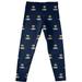Girls Youth Blue Northern Colorado Bears All Over Print Leggings