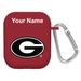 Red Georgia Bulldogs Personalized AirPods Case Cover