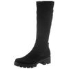 Stiefel GABOR, Damen, Gr. 38, XS-Schaft, schwarz, Textil, Veloursleder, klassisch, Schuhe, Blockabsatz, Plateau, Langschaftstiefel, mit XS-Stretch-Schaft