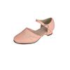 Ballerina FAMILY TRENDS "elegant mit Schmetterling", Kinder, Gr. 24, rosa (rot), Lederimitat, elegant, Schuhe Spangenpumps Riemchenballerina Schnallenschuh Brautschuh, verstellbare Einhängeschließe